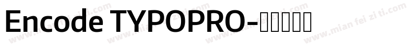 Encode TYPOPRO字体转换